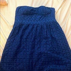 American Eagle Outfitters Navy Ruched Dress